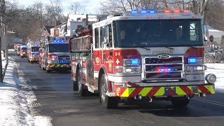 Chester, NJ Fire Department New Years Day Fire Truck Parade 1/1/26