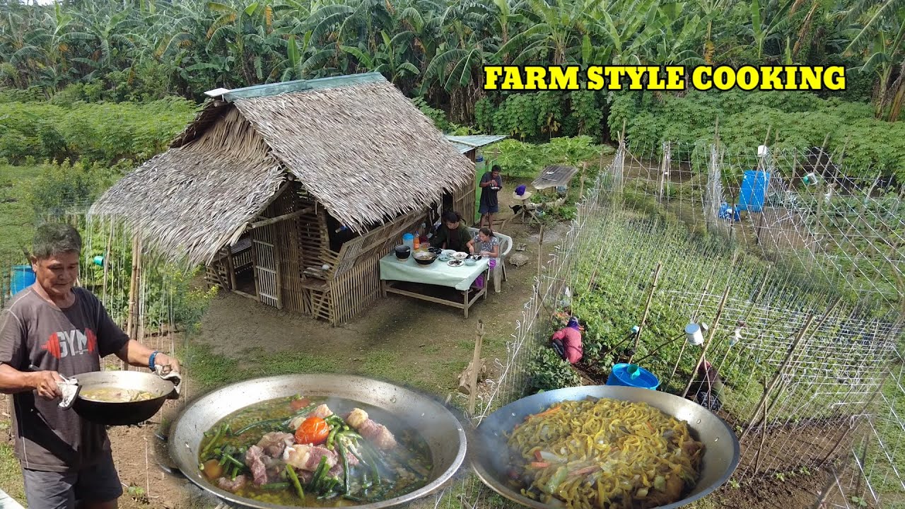 Farm style Cooking beef ribs with vegetables, Pancit Guisado and Pork liver | Lutong Probinsya 