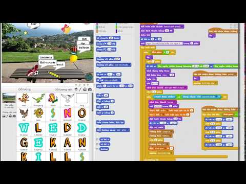 Video Sử dụng Scratch làm game học tiếng Anh và luyện tập... - youtube