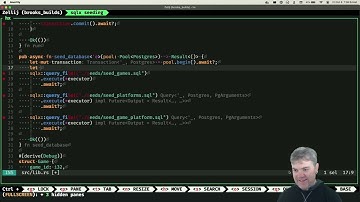 Stream archive: finished sqlx Rust migration article and recording migration video (2023-10-06)