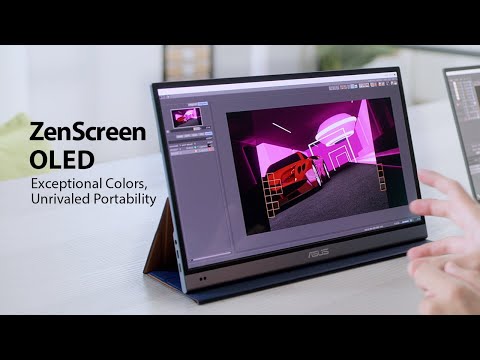 ASUS'tan Yeni Taşınabilir Monitör: ZenScreen OLED MQ16AH  