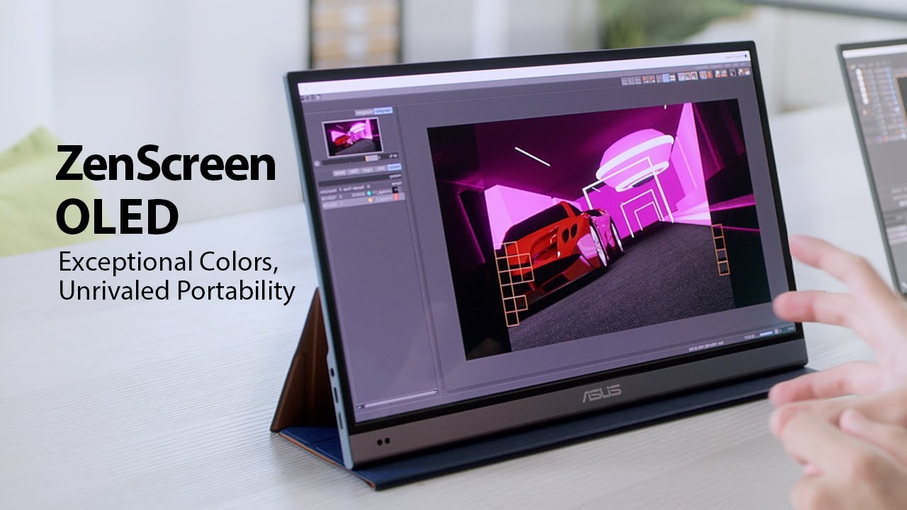 Exceptional Colors, Unrivaled Portability - ZenScreen OLED Series Portable  Monitor