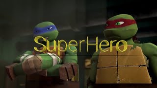 SuperHero • Черепашки-ниндзя клип • Лео и Раф