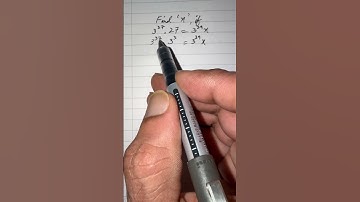 Find ‘x’. #math #maths #mathematics #mathematical #mathstricks #mathshorts #algebra #fyp #shorts