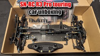 SNRC R3 Pro carbon & alloy Touring car unboxing.