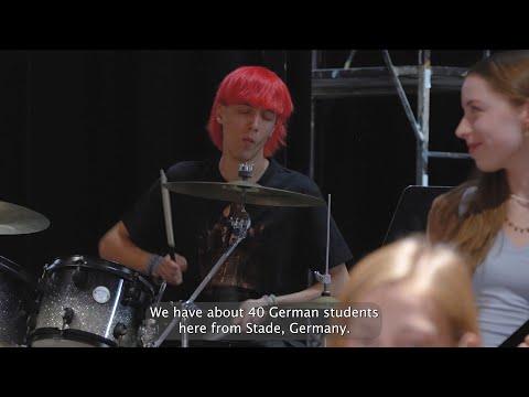 German Students Visit (and Jam With!) Wheat Ridge High School Students