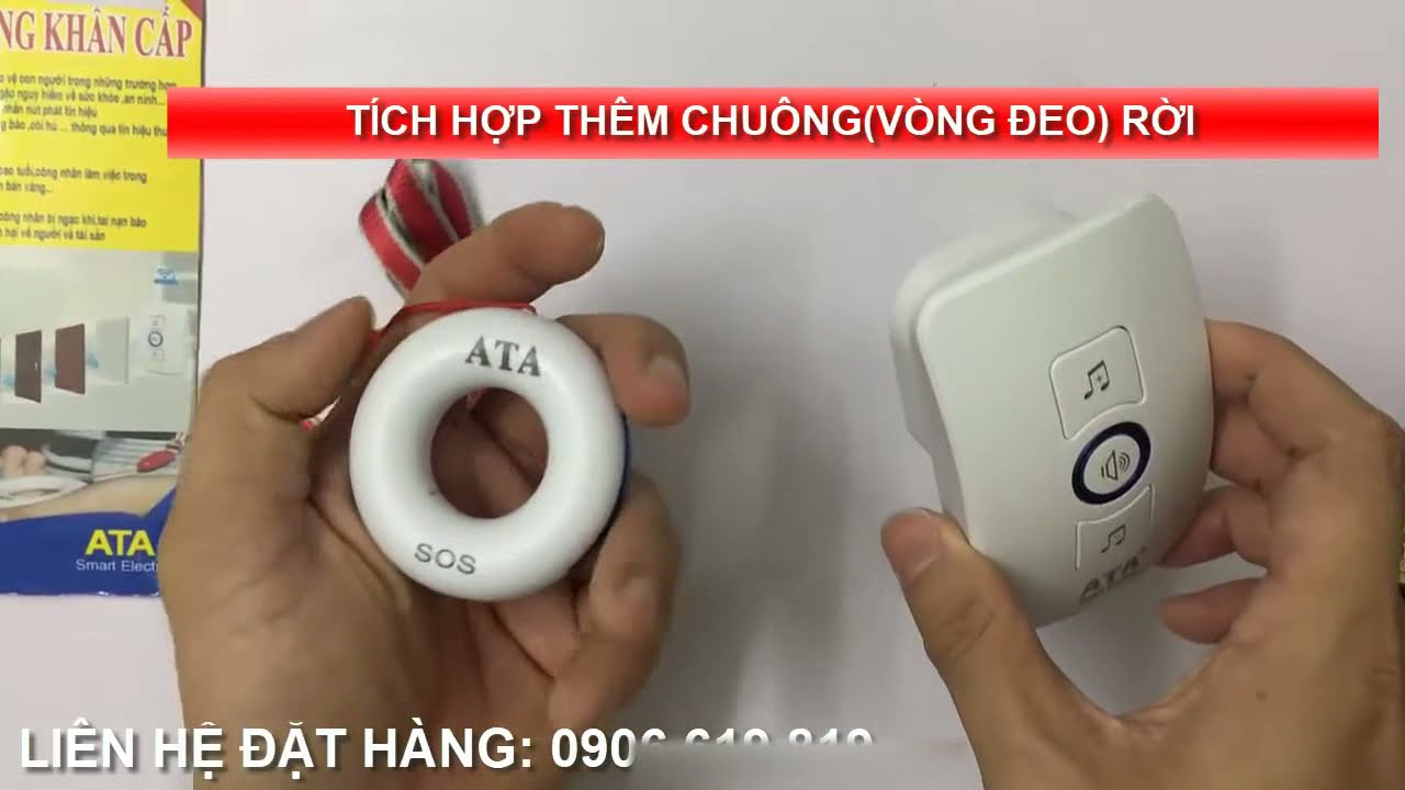Chuông báo cho người già bệnh nhân khẩn cấp còi hú báo... - youtube
