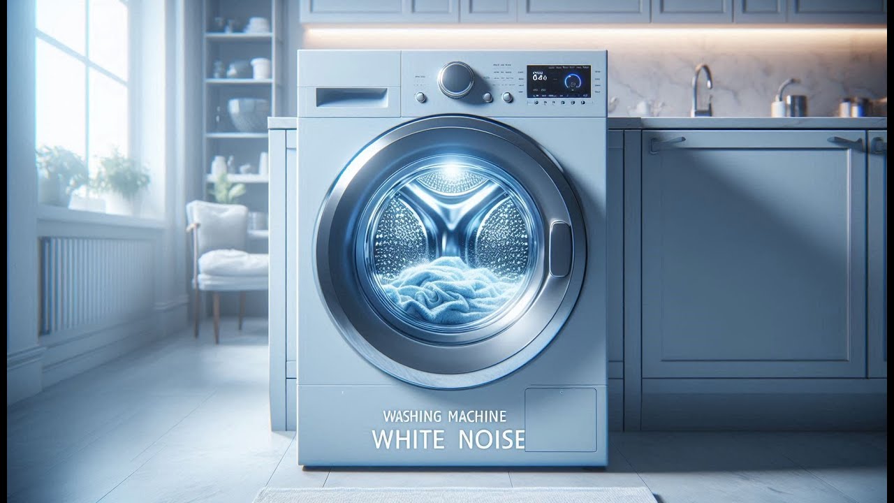 8 Hours Washing Machine White Noise – Deep Sleep, Relaxation & Study Sounds