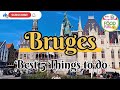 Things to do in brugesbelgium  ruchi food and fun vlog  walking city tour