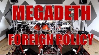MEGADETH - Foreign policy - drum cover (HD)
