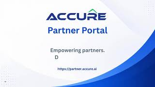 Accure Partner Portal – Platform Overview