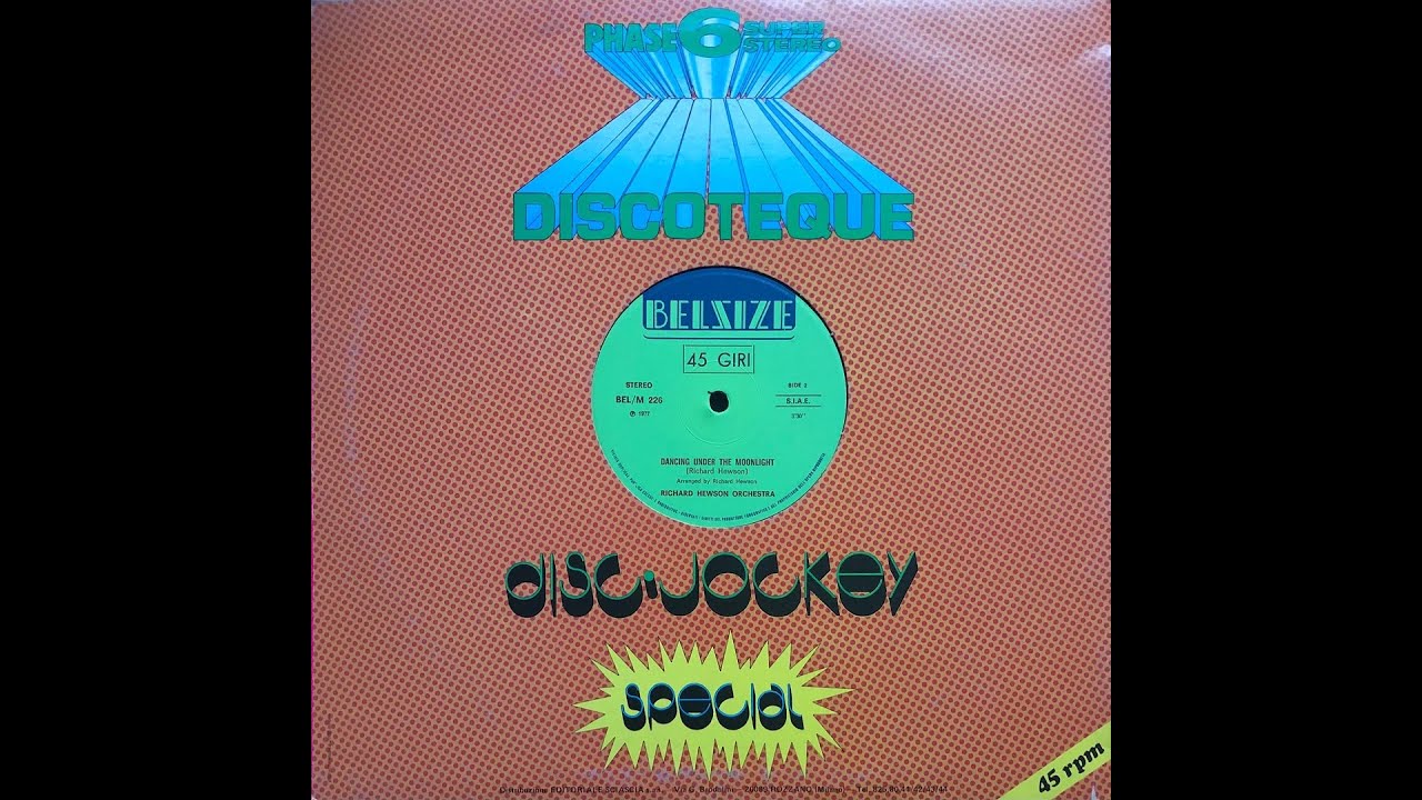 The Richard Hewson Orchestra - Dancing Under The Moonlight (1977 Vinyl)