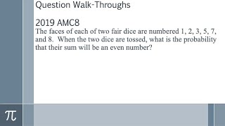 2019 AMC8 Question 18 - Walkthrough