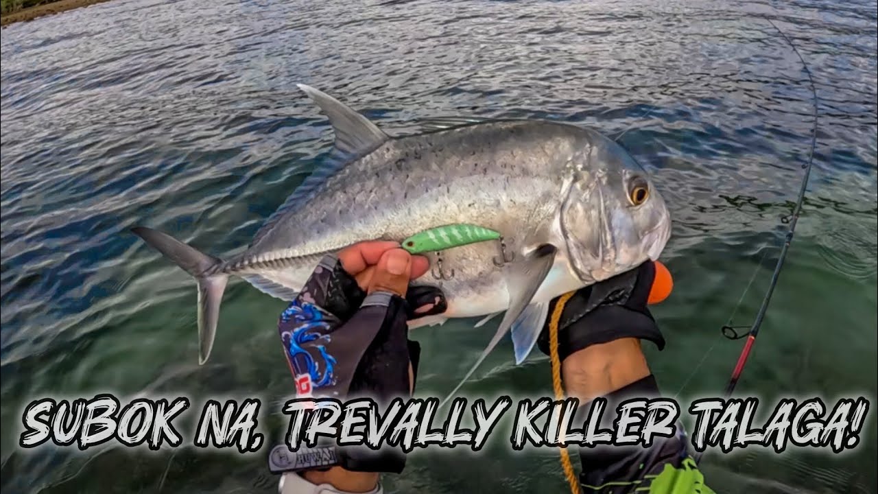 TREVALLY KILLER LURE! SUBOK NA SUBOK NA, MABISA TALAGA!