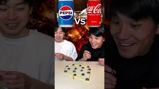 Coca-Cola vs. Pepsi: The High-Stakes Magnetic Survival Duel! #challenge #funny #shorts