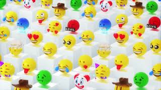 3D Emojis Backdrop😍 4K