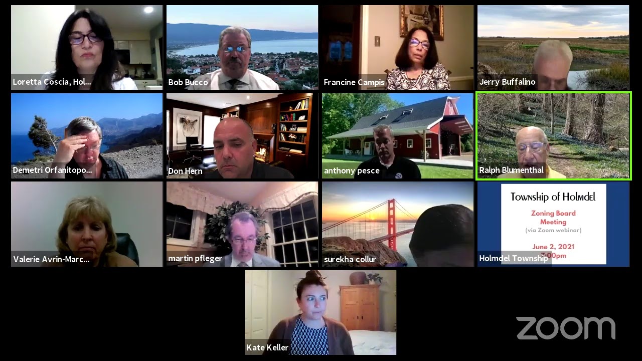 Holmdel Township Zoning Board 622021 YouTube