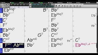 BACKING TRACK - SLEEPY TIME GAL (Ange Lorenzo, Richard A Whiting) Eb 140 BPM SWING