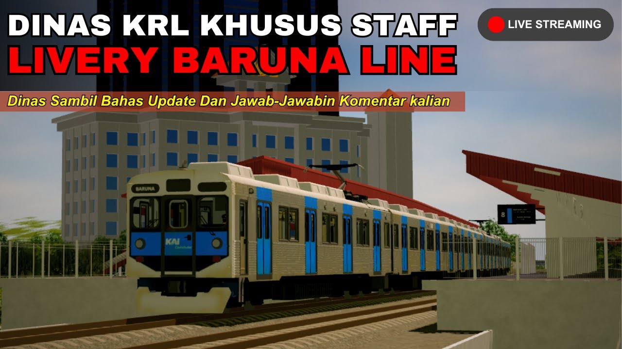 DINAS KRL BARUNA LINE DI INCORAILS [Roblox Incorails] - YouTube