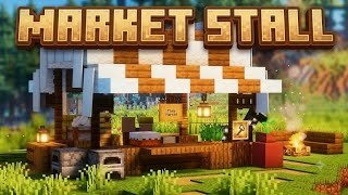 🤯 Minecraft Market Stall Tutorial (Easy & Realistic)