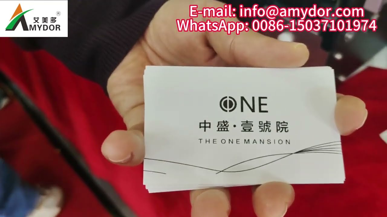 AMD41F Multifunctional Single Business Cards Hang Tag Label Printer 600 DPI