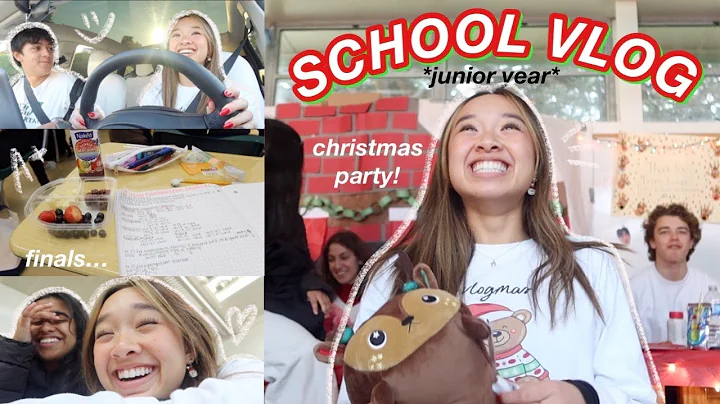 SCHOOL VLOG *junior year* | finals, parties, & more! Vlogmas Day 15!