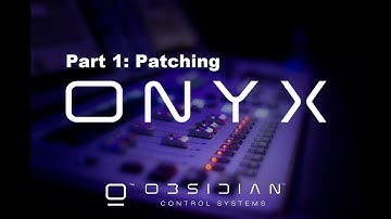 ONYX TUTORIAL PART 1 PATCHING AND 2D PLAN