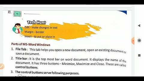 Class III Computer  Chapter 3 ( Introduction of MS Word 2010) Video Part 1