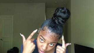 Quick n Easy Ninja Bun w Braiding Hair | Reupload