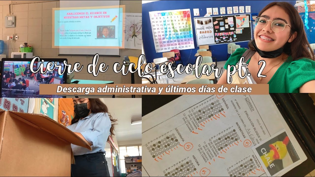 Descarga administrativa y últimos días de clases 👩🏻‍🏫📚/ vlog cierre de ciclo pt 2