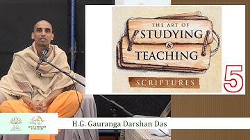 The Method of Teaching Scriptures - HG Gauranga Darshan Das - (Seminar part 5)