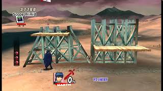 Super Smash Bros Brawl (4k) - Battlefield Fortress [Adventure Mode - Normal Level]