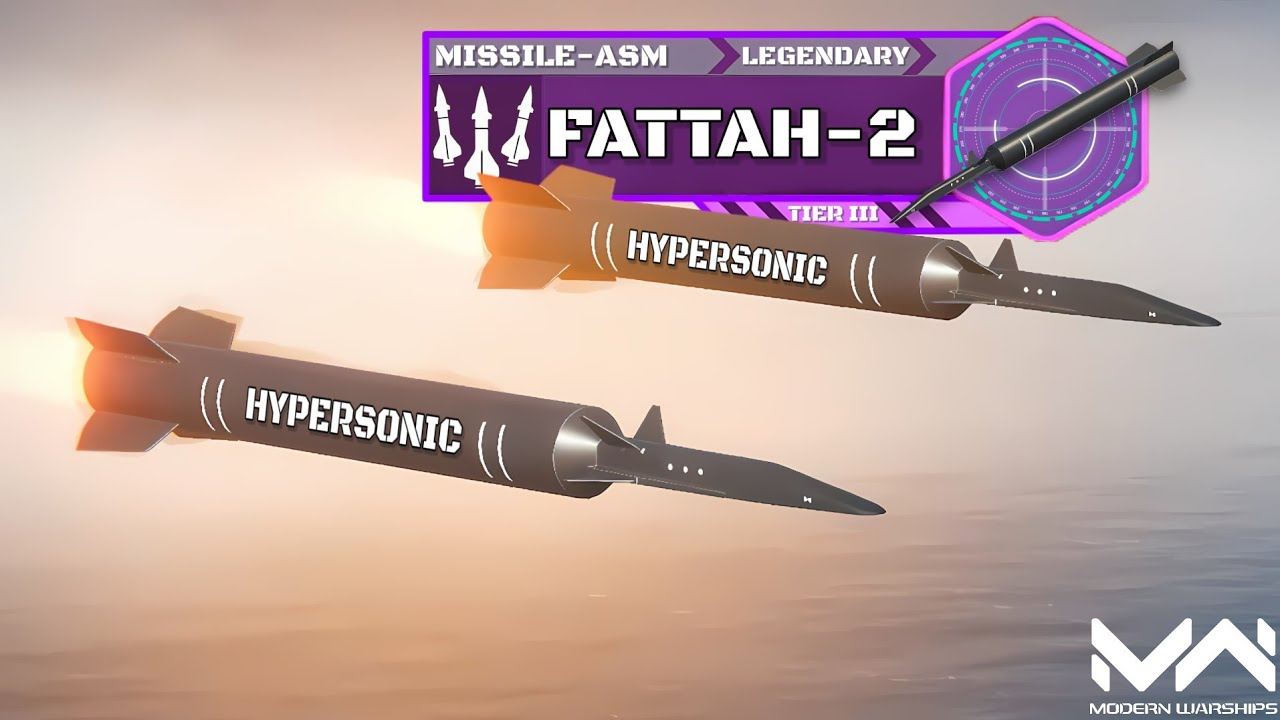 New Legendary Hypersonic Gacha Missile! Fattah-2 Review and Test | Modern Warships