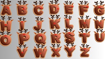 Christmas A to Z Learning Video | Learn letters with Fun Alphabet Songs & Snowflakes ❄️✨☃️