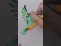 #shorts how to paint a cute bird