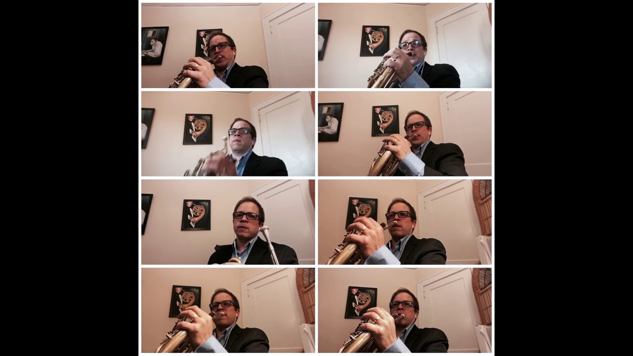 "Be Thou My Vision" for french horn octet played by Kyle Hoyt, arranged