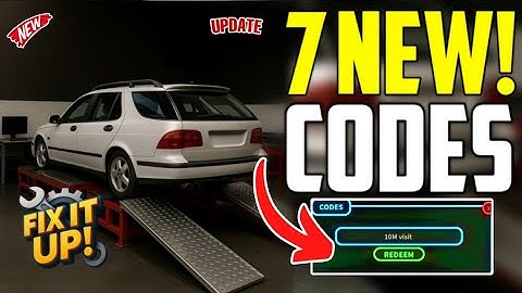 ⚠️[REMAPPS] UPDATE!⚡FIX IT UP CODES 2025 || ROBLOX CODES FIX IT UP IN NOVEMBER || FIX IT UP CODES