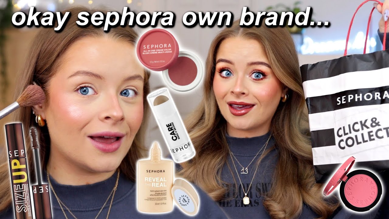 Full face of SEPHORA COLLECTION makeup 🤔