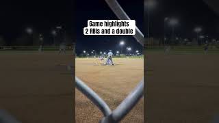 Game#2 | 2 RBI’s  and a double #baseball #redbirds