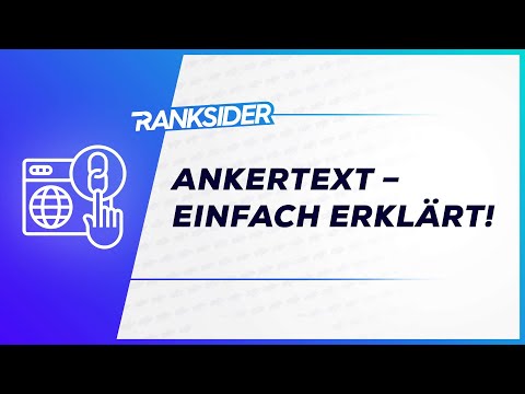 Ankertext [Einfach erklärt] ♾️ Ranken mit Ranksider