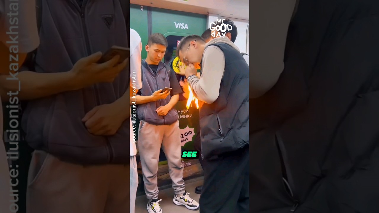 Этот человек при чихании испускает огонь 🔥