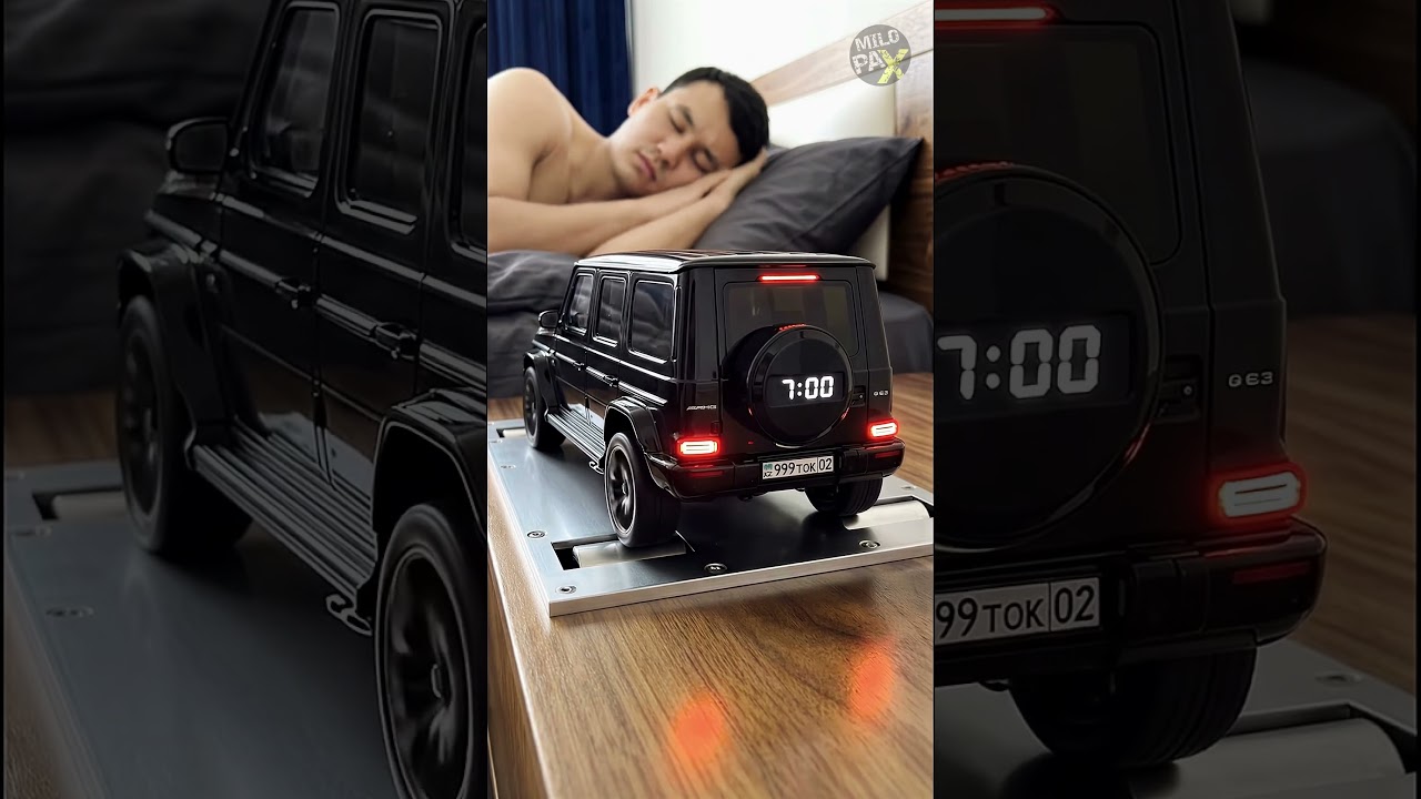 Разве это не самый крутой будильник, когда-либо созданный для автолюбителей? 😱⏰🚗