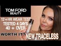 NEW TOM FORD TRACELESS SOFT MATTE FOUNDATION REVIEW | 40 + OVER | TESTED 4 DAYS