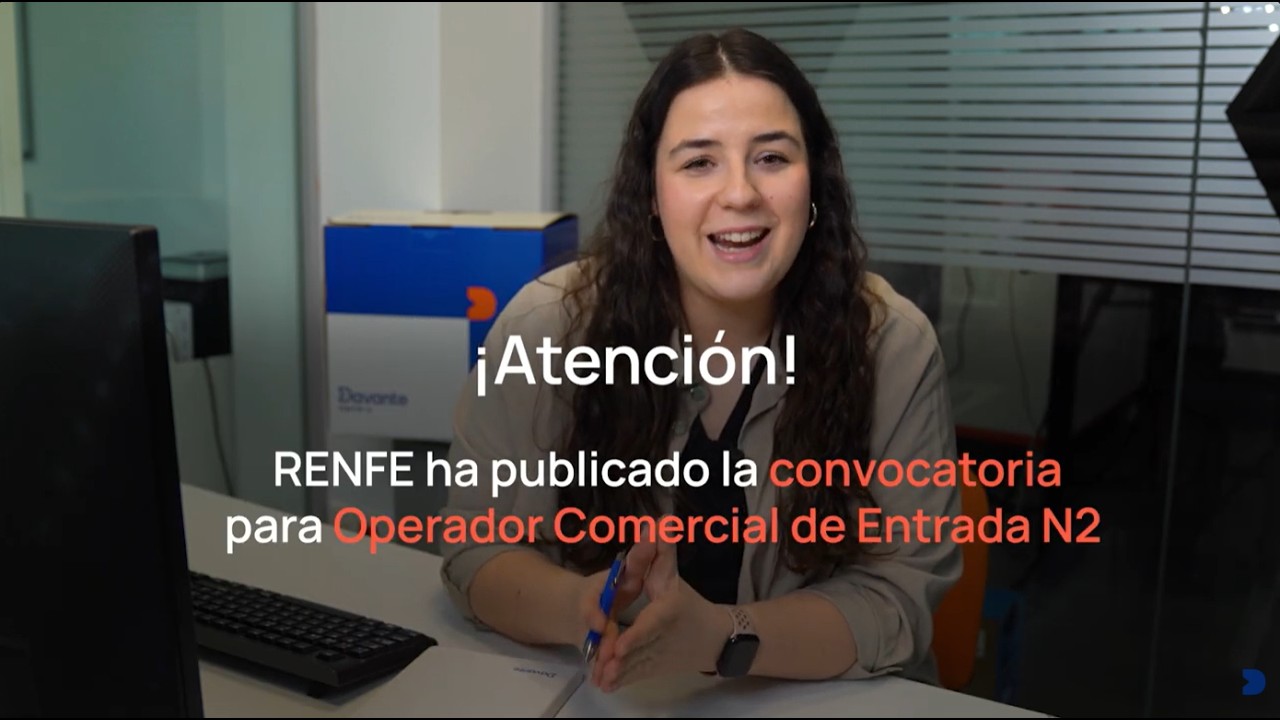 📣Convocatoria de 600 Plazas de Operador Comercial de Entrada Renfe🚅