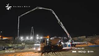 August 2025 Najma Walk Construction update