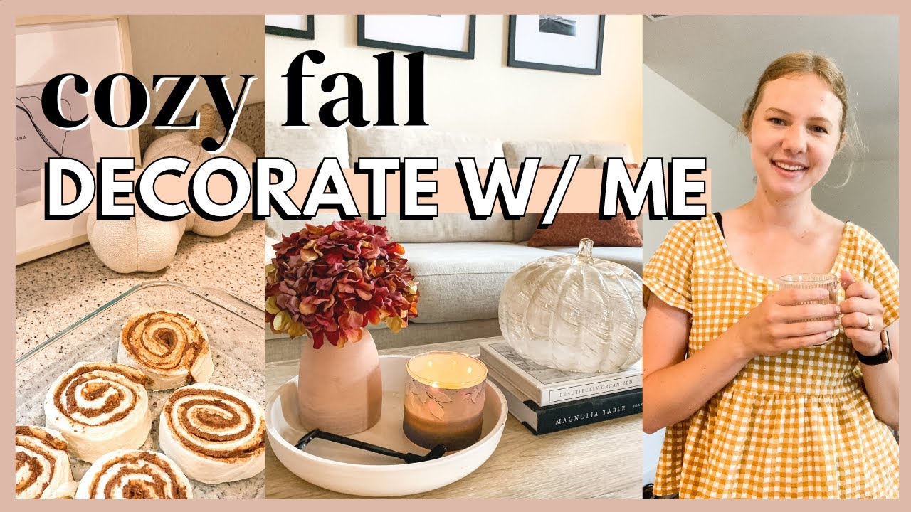 🍂 FALL CLEAN & DECORATE WITH ME | cozy fall home makeover | minimal ...