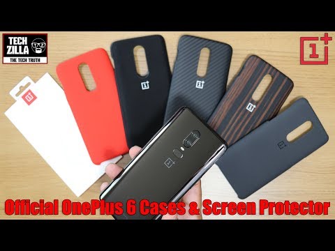 OnePlus 6 Official Cases and Screen Protector