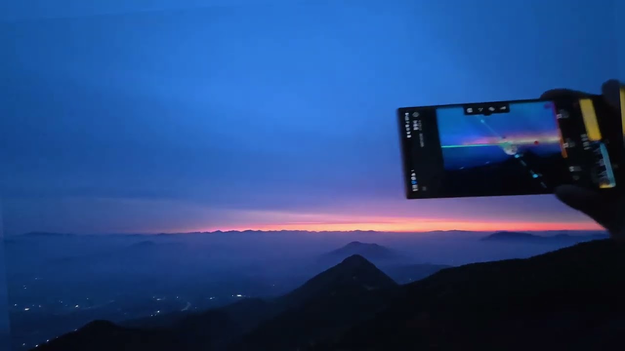 천주산 일출 및 진달래(20250412)