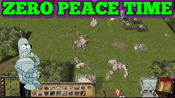 1v1 Zero Peace Time - vs SD7804 - Stronghold 2 Pro Multiplayer Online