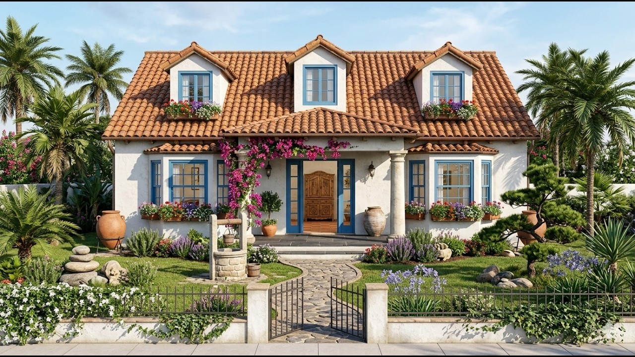 Stunning 100m2 Mediterranean Dream Home Tour | Only $100,000 Total ...